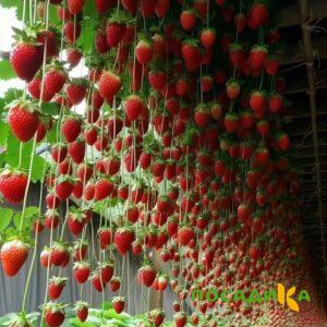 Клубника ампельная Анастасия купить по цене от 370р. в интернет-магазине «Посадика» с доставкой почтой в в Артеме и по всей России – [изображение №1].