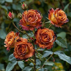 Роза плетистая Оранжевый Бриллиант купить по цене от 450р. в интернет-магазине «Посадика» с доставкой почтой в в Артеме и по всей России – [изображение №1].